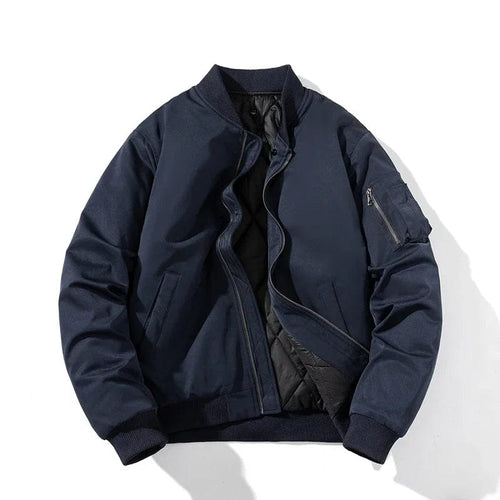 Ronin solid bomber jacket