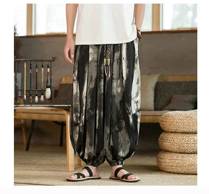 "dekiru" baggy harem pants