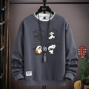 Stacked neko sweatshirt