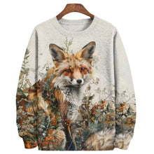 Load image into Gallery viewer, Peaceful kitsune Japanese graphics sweatshirt