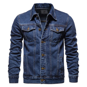 Basic and simple shabu denim jean jacket