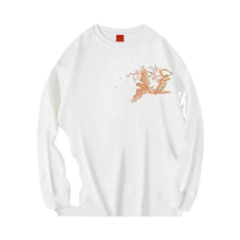 Load image into Gallery viewer, Embroidery sakura phoenix sweatshirt