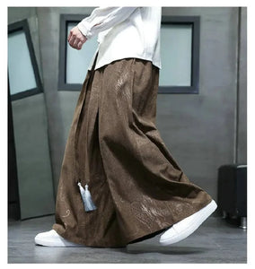 "Reiji" wide harem pants