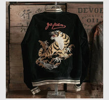 Load image into Gallery viewer, Hyper Premium 2 sided double tiger bird sukajan baseball jacket