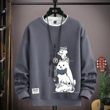 Load image into Gallery viewer, Anime style animal sweatshirt