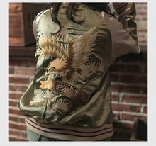 Load image into Gallery viewer, Hyper Premium 2 sided double tiger bird sukajan baseball jacket