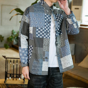 Tang Dynasty quilted design pattern jacket