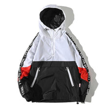Load image into Gallery viewer, &quot;I do not seek&quot; patchwork windbreaker jacket