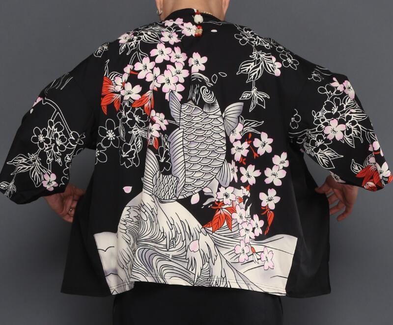 Sakura carp Japanese kimono T-shirt – High Street Beast