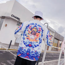 Load image into Gallery viewer, Okinawan dragon kimono T-shirt