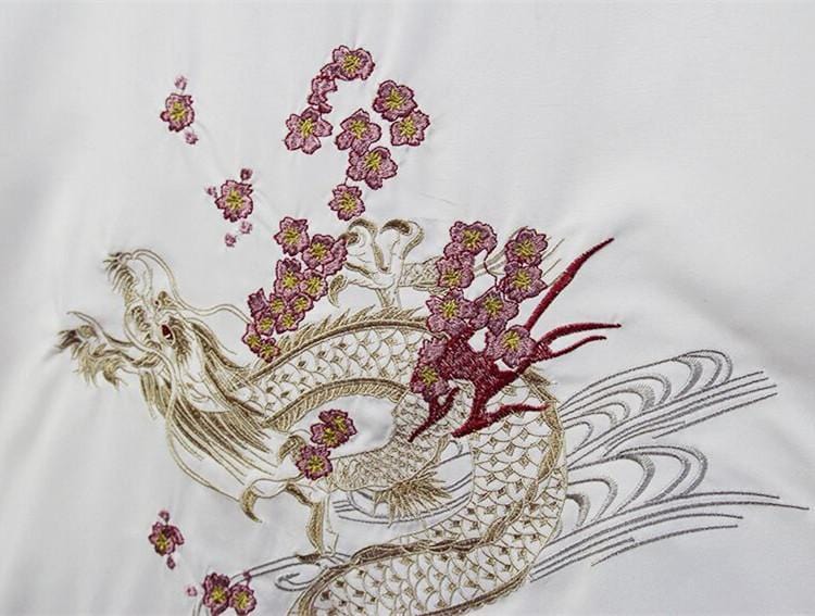 Japanese kimono flower dragon T-shirt – High Street Beast