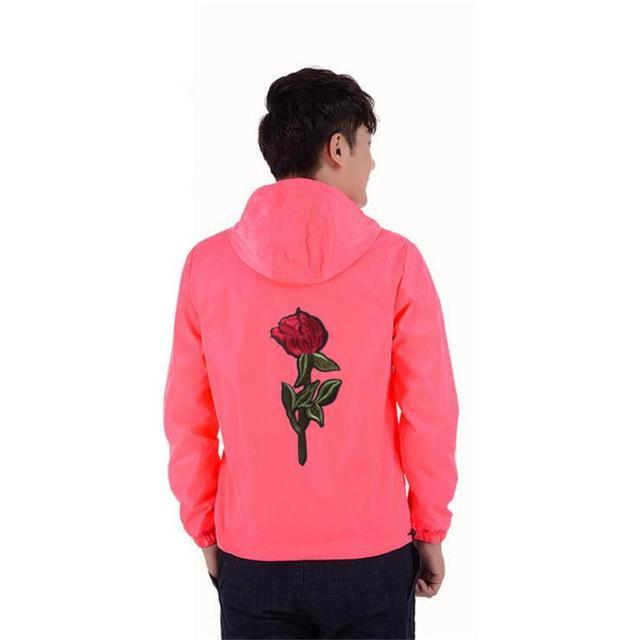 Rose design windbreaker jacket – High Street Beast ver.1